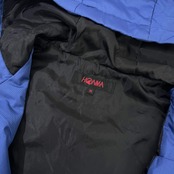 HONMA 本間ゴルフ フード付き 中綿 切替 ジップアップ ベスト M/ブルー ブラック y