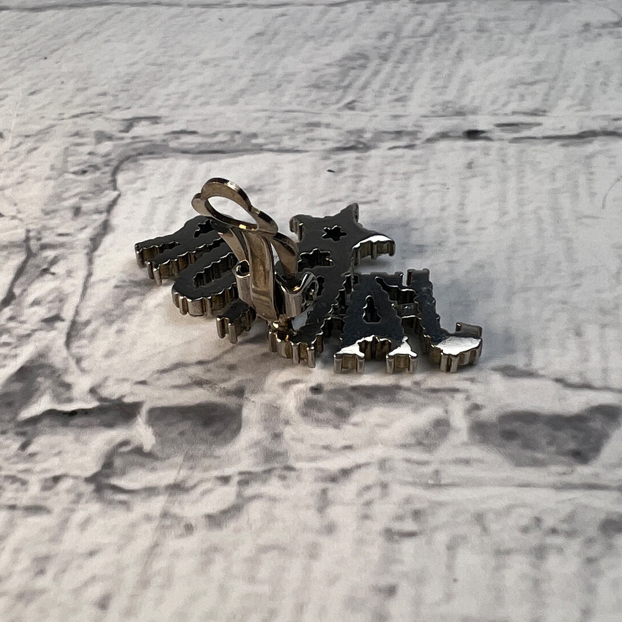 【最終処分SALE】JADIOR Dior  ストーン イヤリング シルバー A-10851