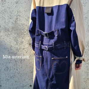 【Mia asterism】デニム使いスプリングコート(1417011)