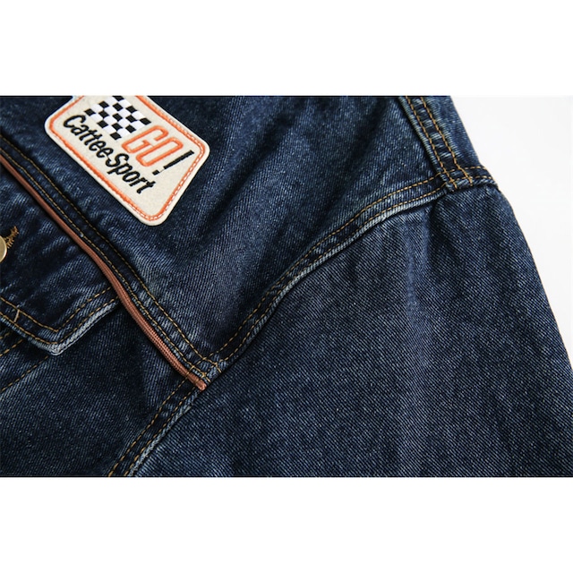 カレッジワッペンオーバーデニムジャケット R00754