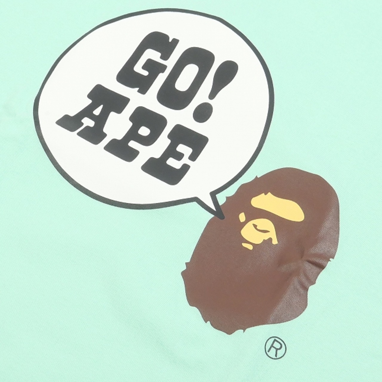 Size【XL】 A BATHING APE ア ベイシング エイプ GO APE!ロゴTシャツ 