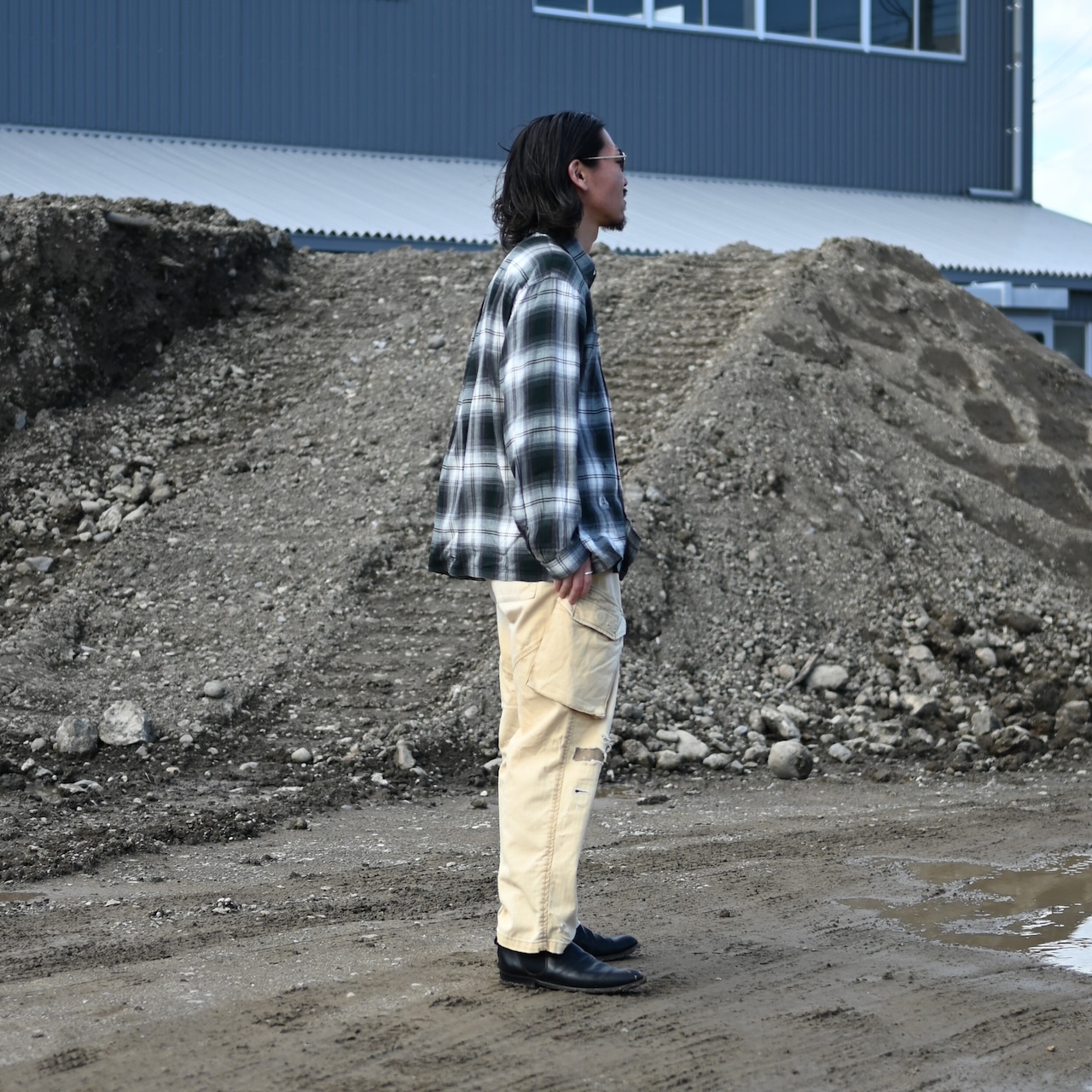 BOWWOW(バウワウ)コットンリネンの混紡生地を使用したベトナムジャケット