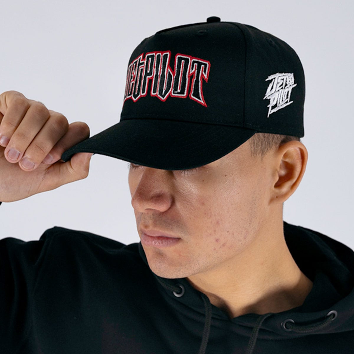 レガシー スナップバック ブラック キャップ W26802 JETPILOT | JETPILOT