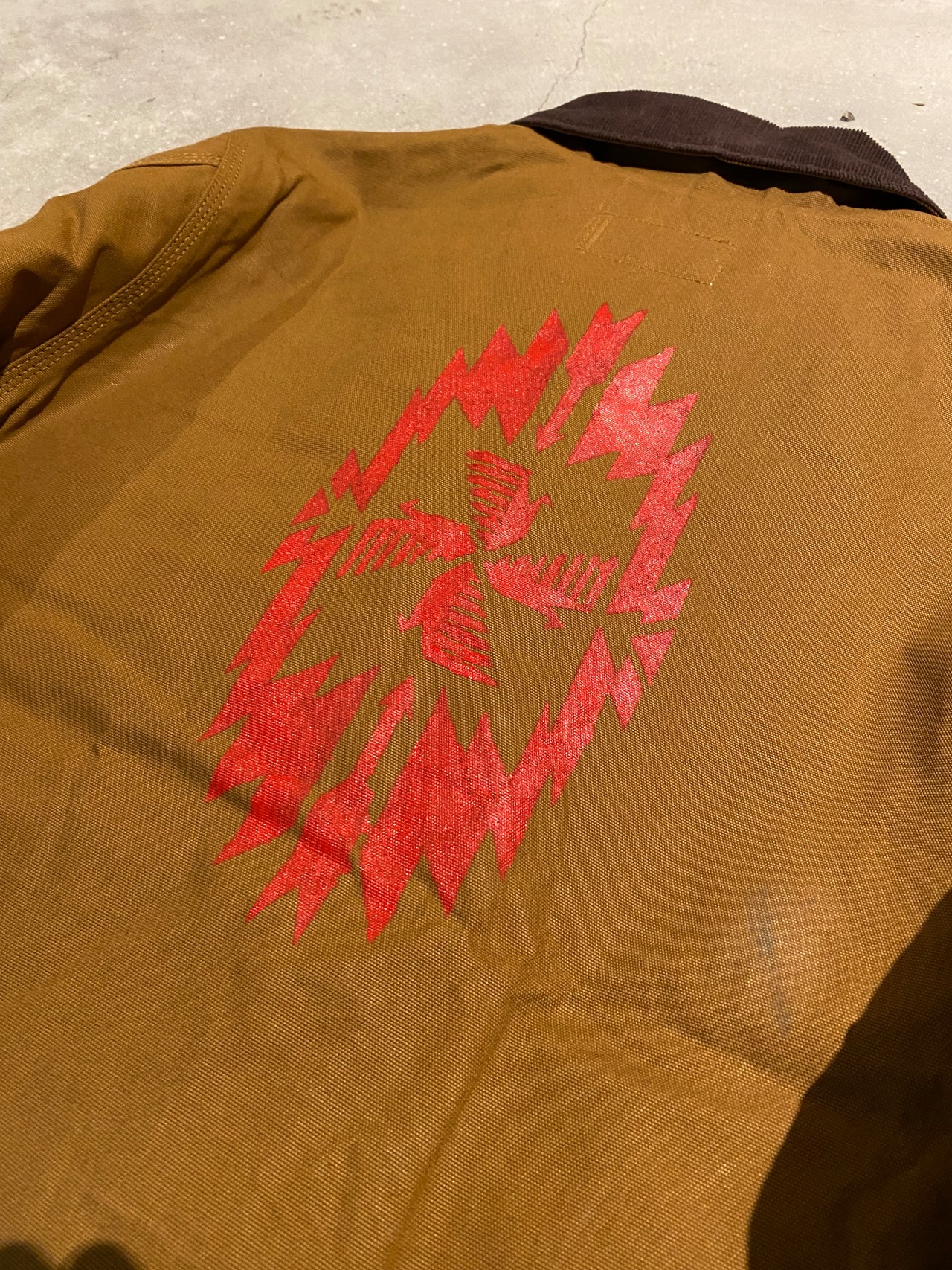 DLAN / HAND STENCILED IRON DUCK JKT / デトロイトジャケットタイプ - 2