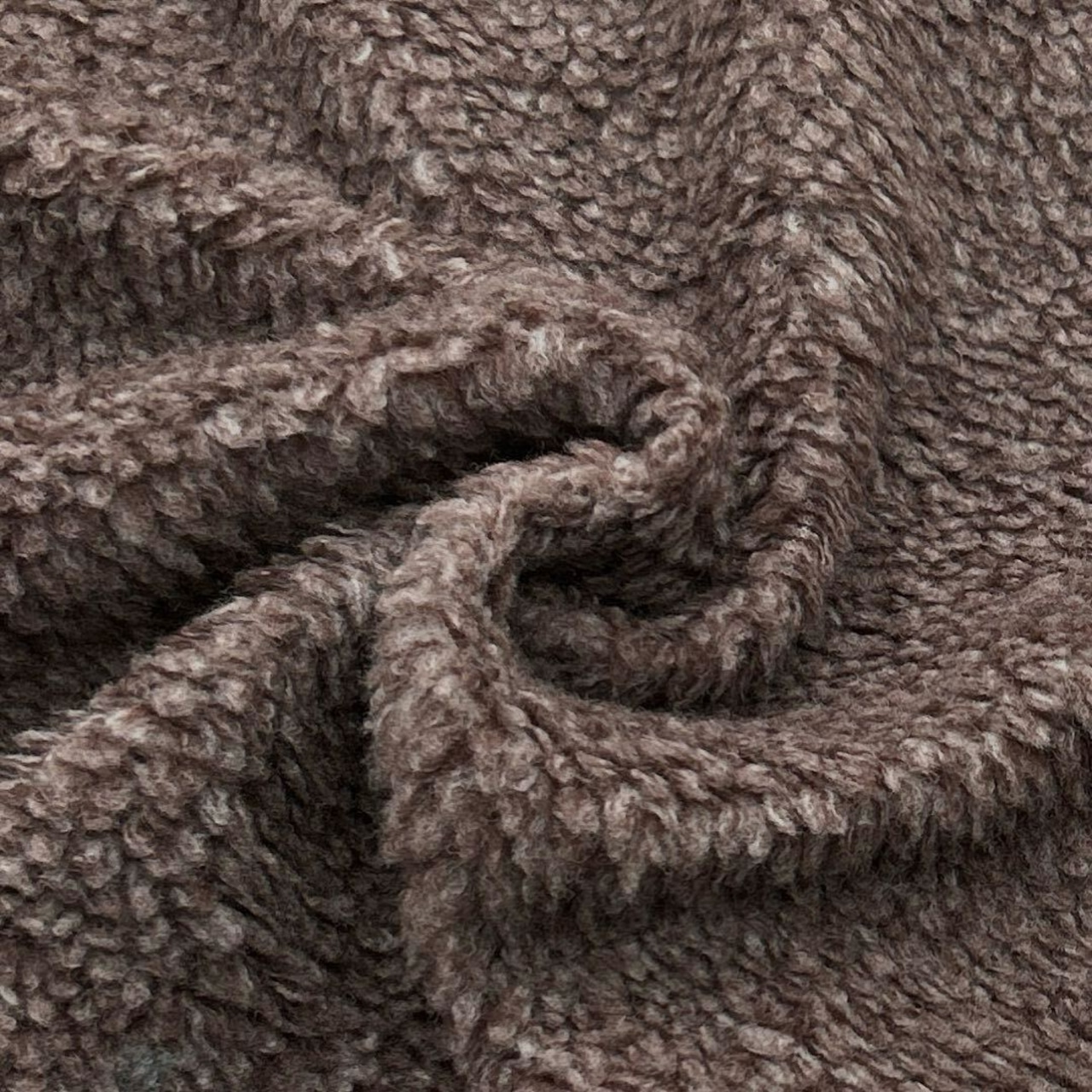 ★NY918◆2.2m◆ラスト1点!アクリル混エコファー生地◆ブラウングレー系