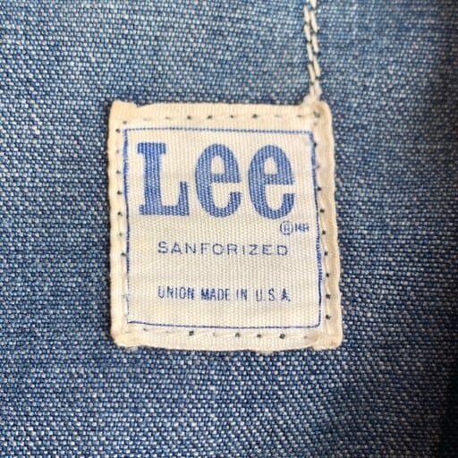 70's Lee リー 91-B デニムジャケット ワークジャケット プリントタグ