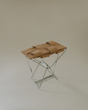 スツール｜薄柿｜織座す