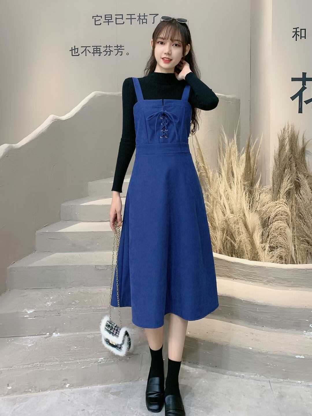 オールインワンフレアワンピース