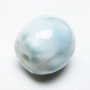 ラリマー パーツ ビーズ 穴あき アクセサリーパーツ ハンドメイド 一点物 メール便可 [M便 1/10] 112-11368