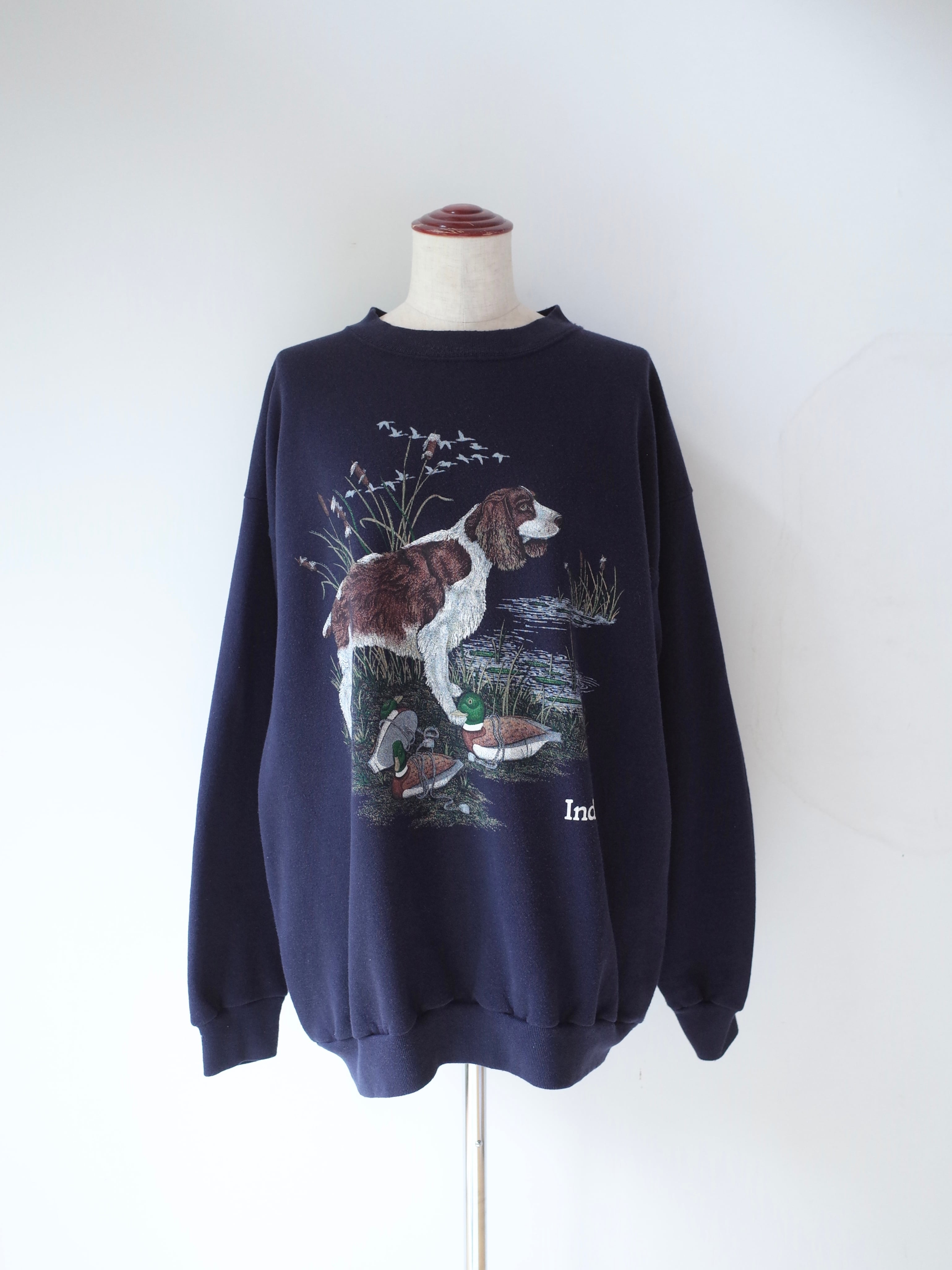 90s Dog & duck Indiana sweat