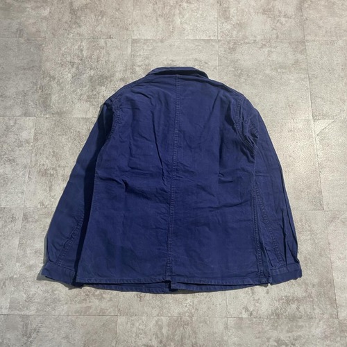 50-60s Le Pigeon Voyageur 刺繍タグ コットンツイル フレンチワークジャケット 詳細写真12