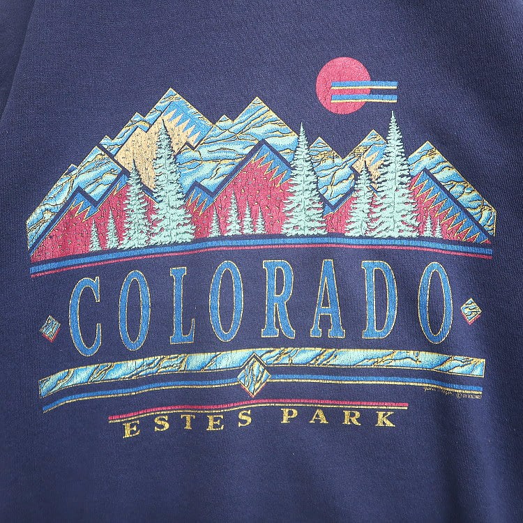 古着 90年代 USA製 JERZEES ジャージーズ プリント スウェット