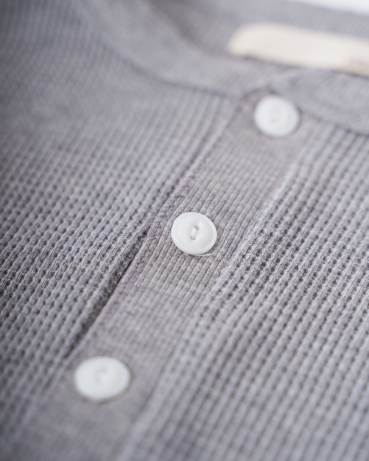 【#Re:room】HENRY NECK WAFFLE LONG SLEEVE［REC881］