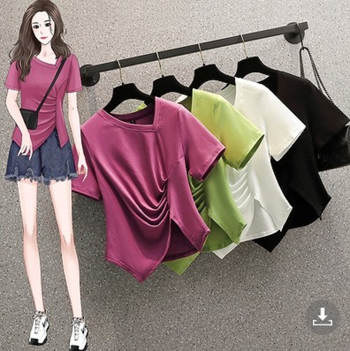 【大きいサイズL-4XL】【春夏新作】ファッションＴシャツ♪全4色◆#sedmvm-731117