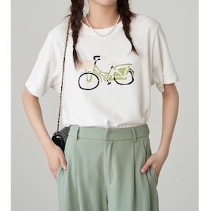 サイクリングデザインTシャツ 0063