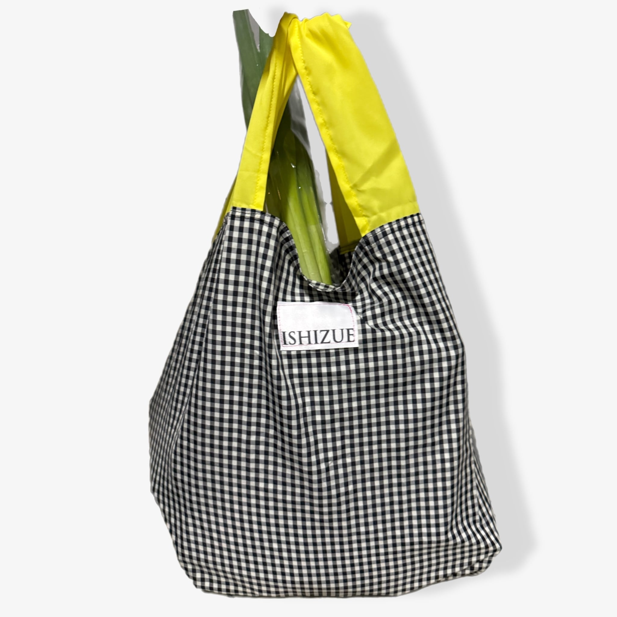 ギンガムチェックエコバッグ大