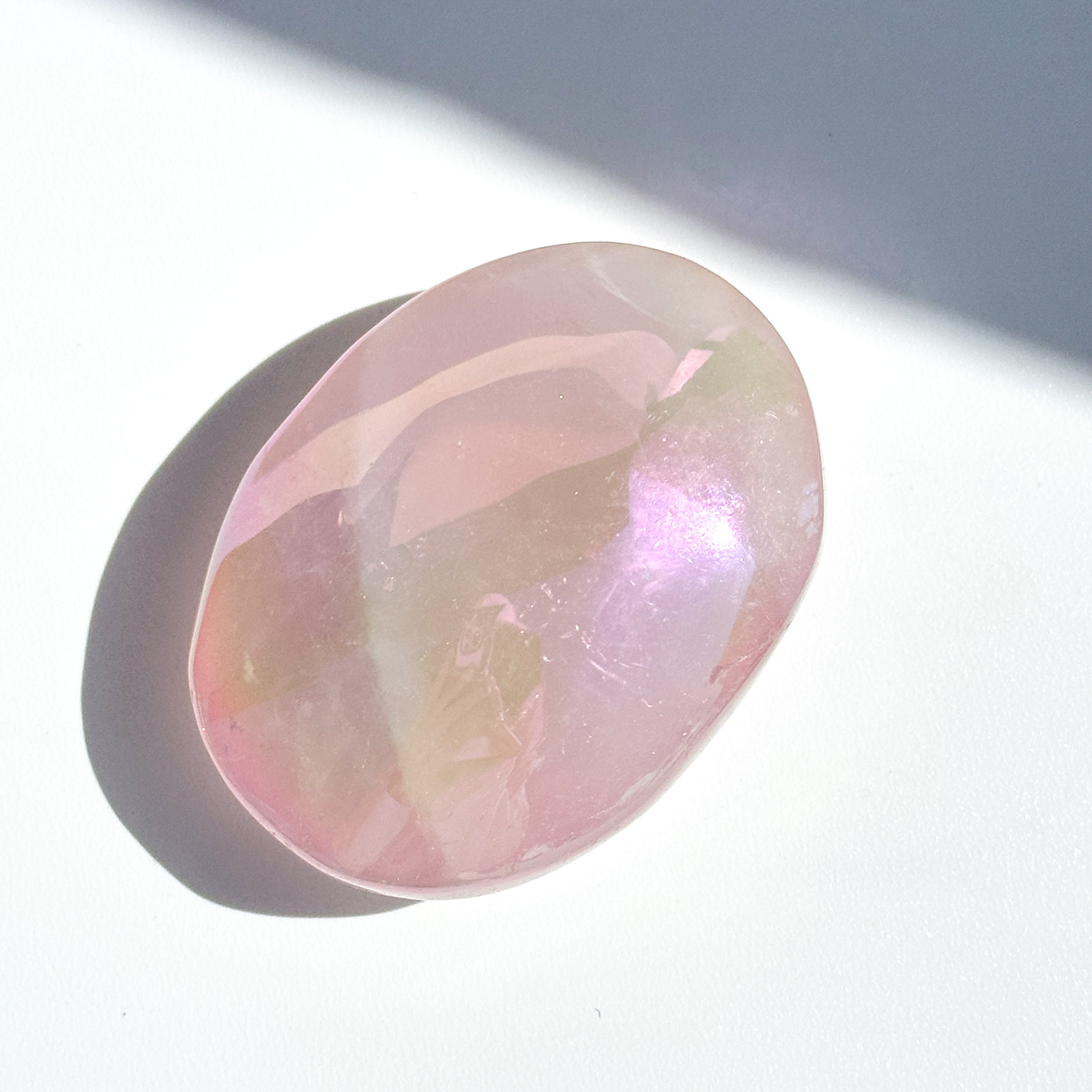 エンジェルオーラローズクォーツ パーム02✧ Angel Aura Rose Quartz