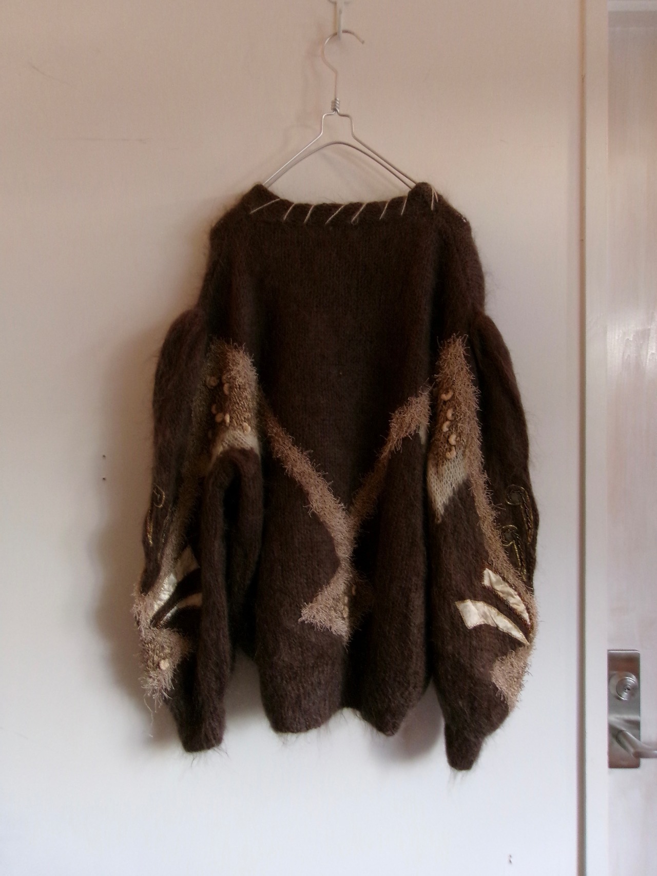 Hand made mohair knit