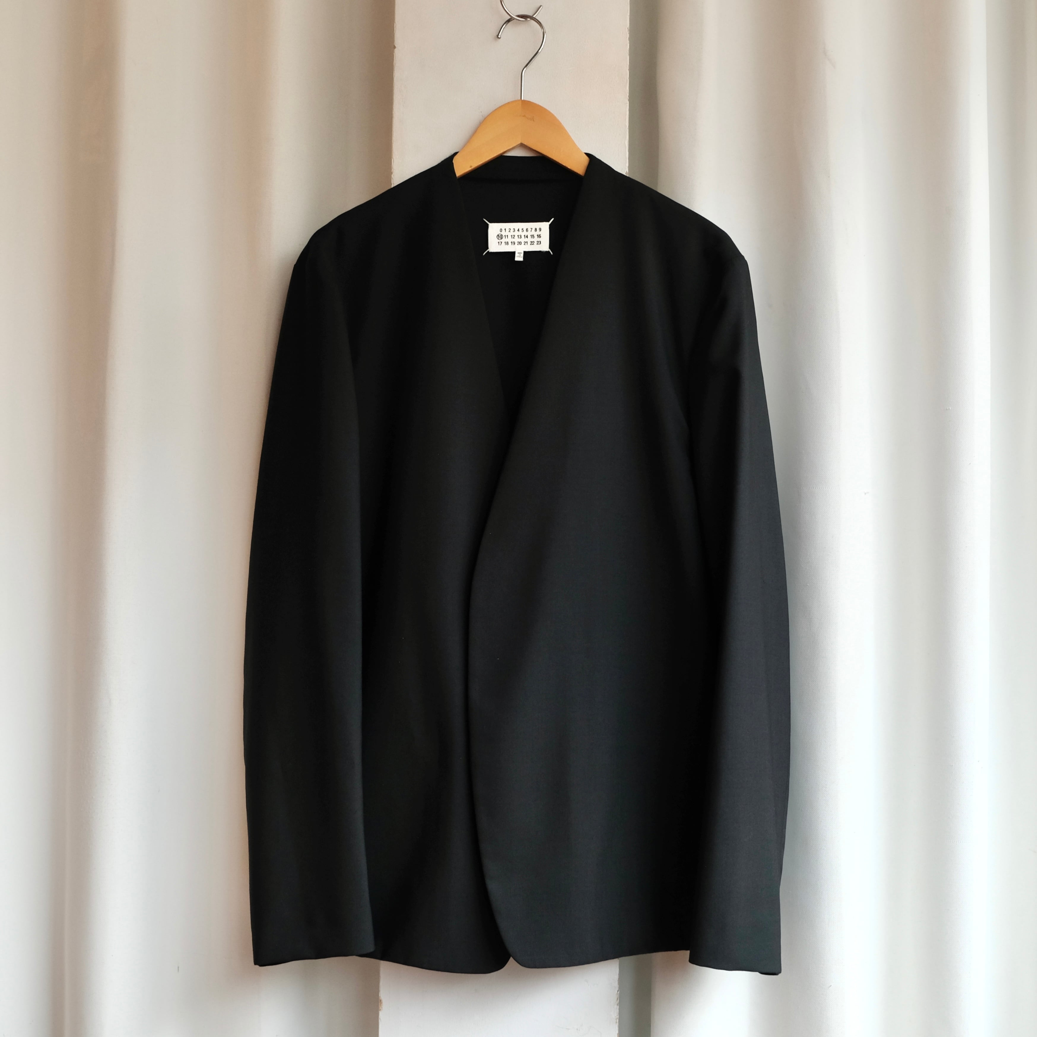Maison Margiela 18AW NO COLLAR JACKET | safarionline