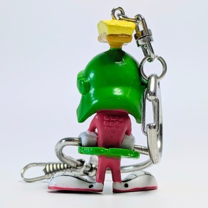 ☆VINTAGE 1996☆【 Looney Tunes ( ルーニーテューンズ ) 】 マービン・ザ・マーシャン PVCフィギュアキーホルダー リングクリップ 〚アメリカン雑貨 アメトイ〛