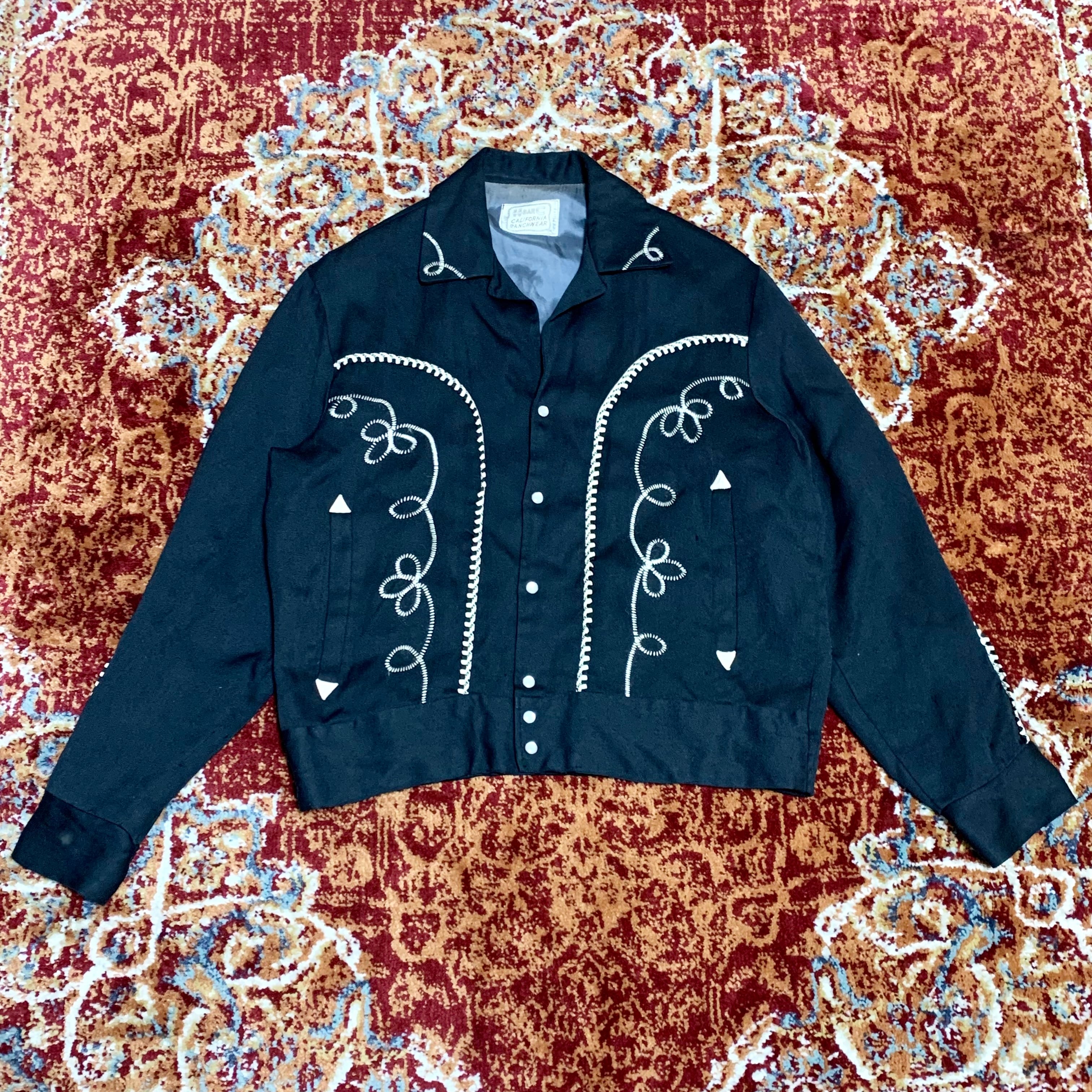 1950s H BAR C rayon gabardine western jacket 1950年代 エイチ
