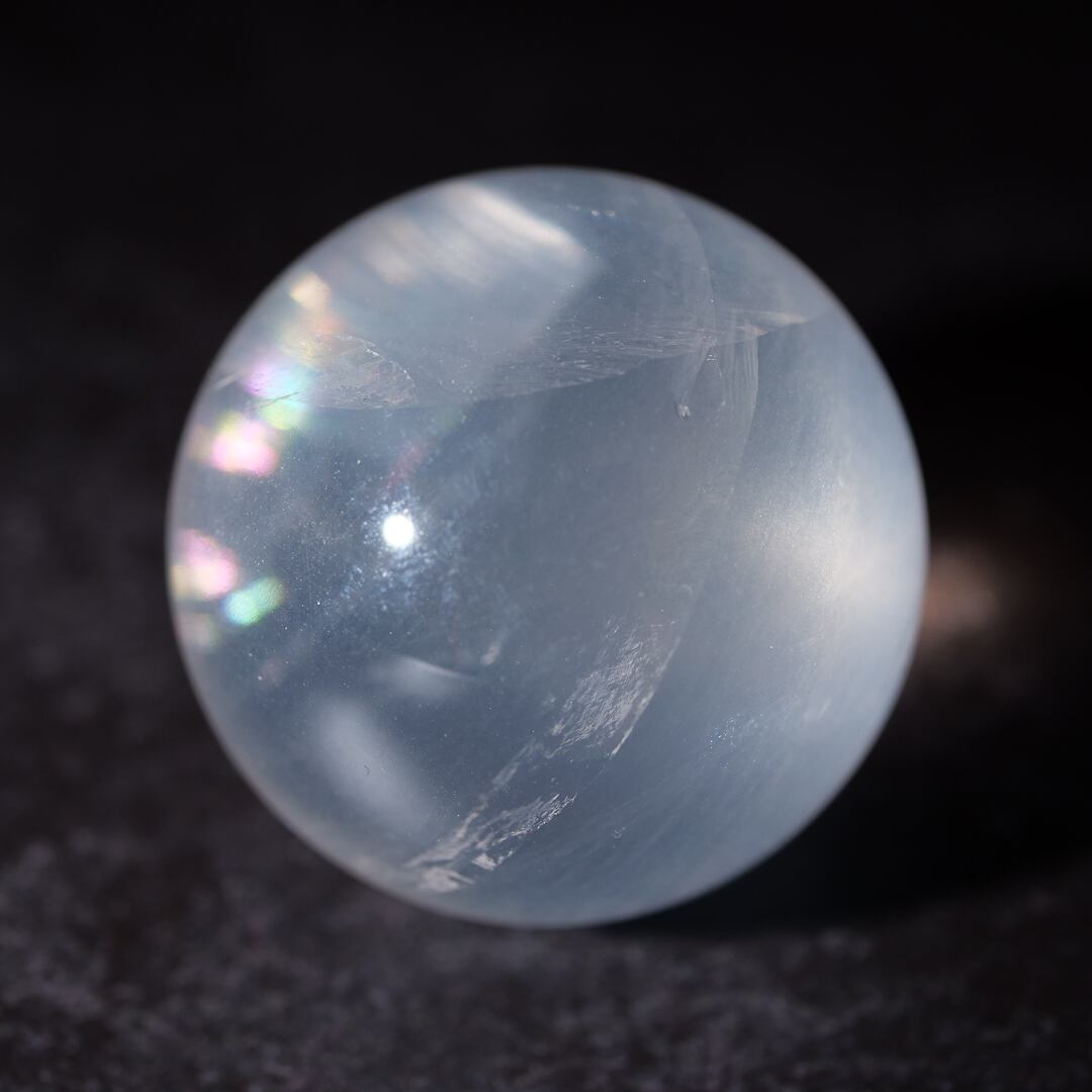 ミルキークォーツ ジラソルクォーツ / スフィア【φ4.1cm】 | ariife