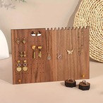 ジュエリー ディスプレイスタンド 木製 見せる収納 ネックレス ピアス リング アクセサリーケース 小物収納