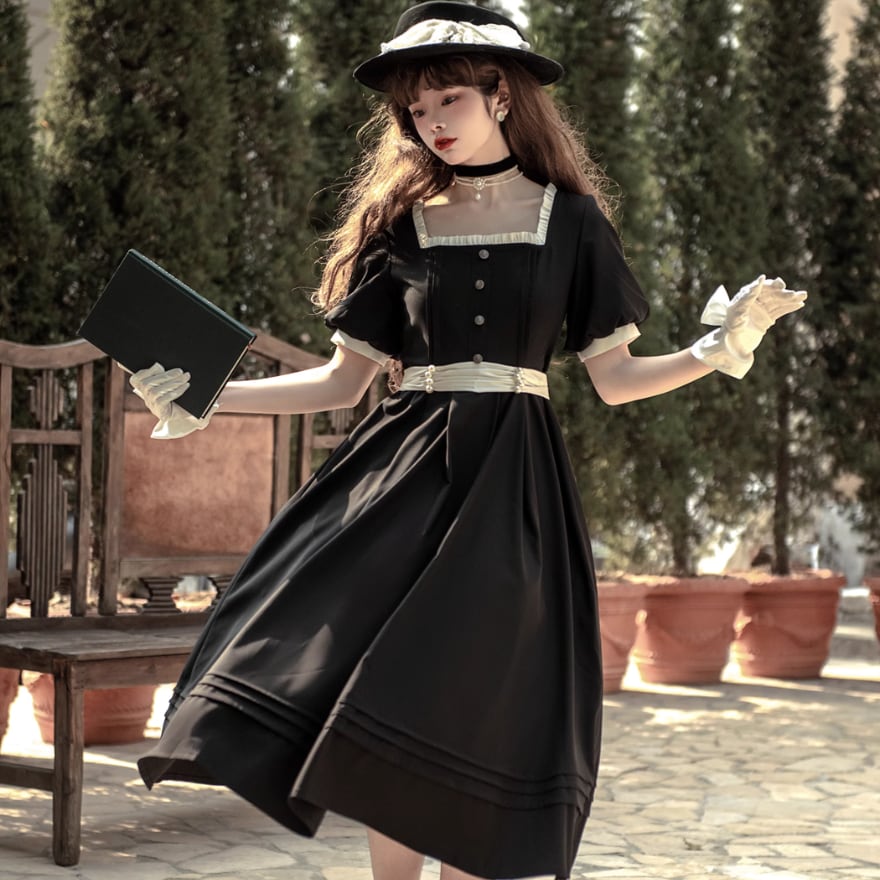 ロリータファッション通販 SEASONZ クラロリ フレンチワンピース