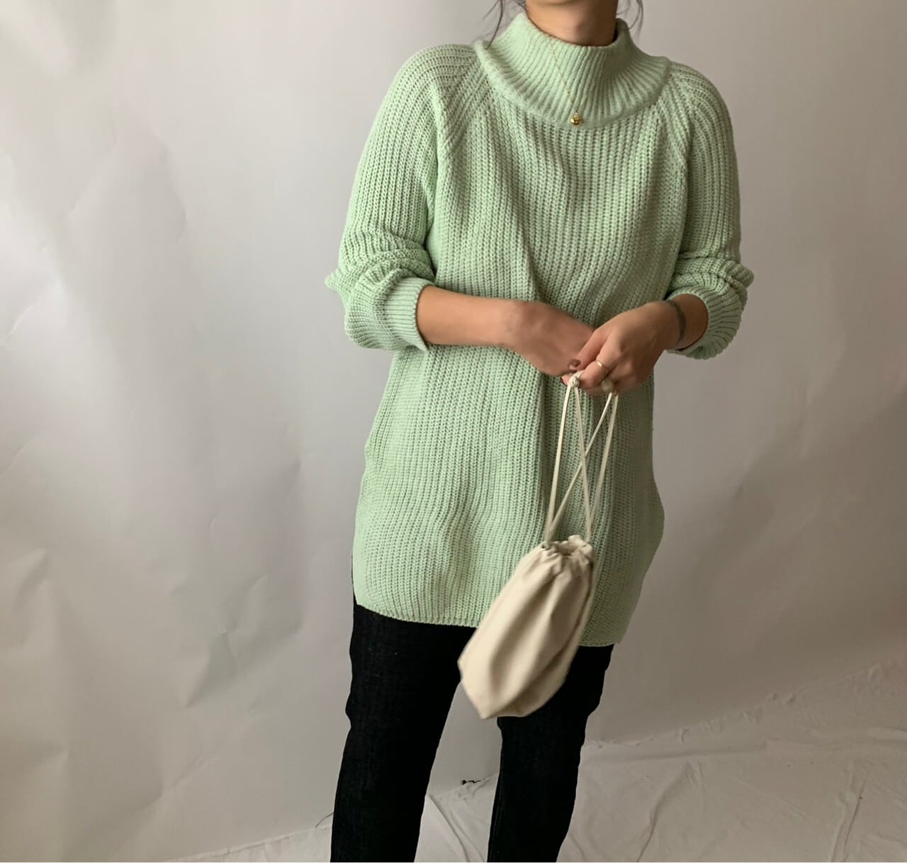 【asyu】knit tunic