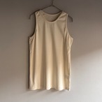 MITTAN T-46 強撚絹紬糸タンクトップ　 生成