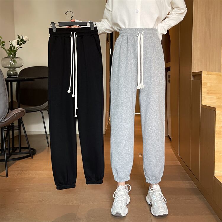 パンツ オータムウィンタールーズベルベットストレッチウェストギャザー エラスティック 伸縮 秋物 冬物 1号婦人80472983051