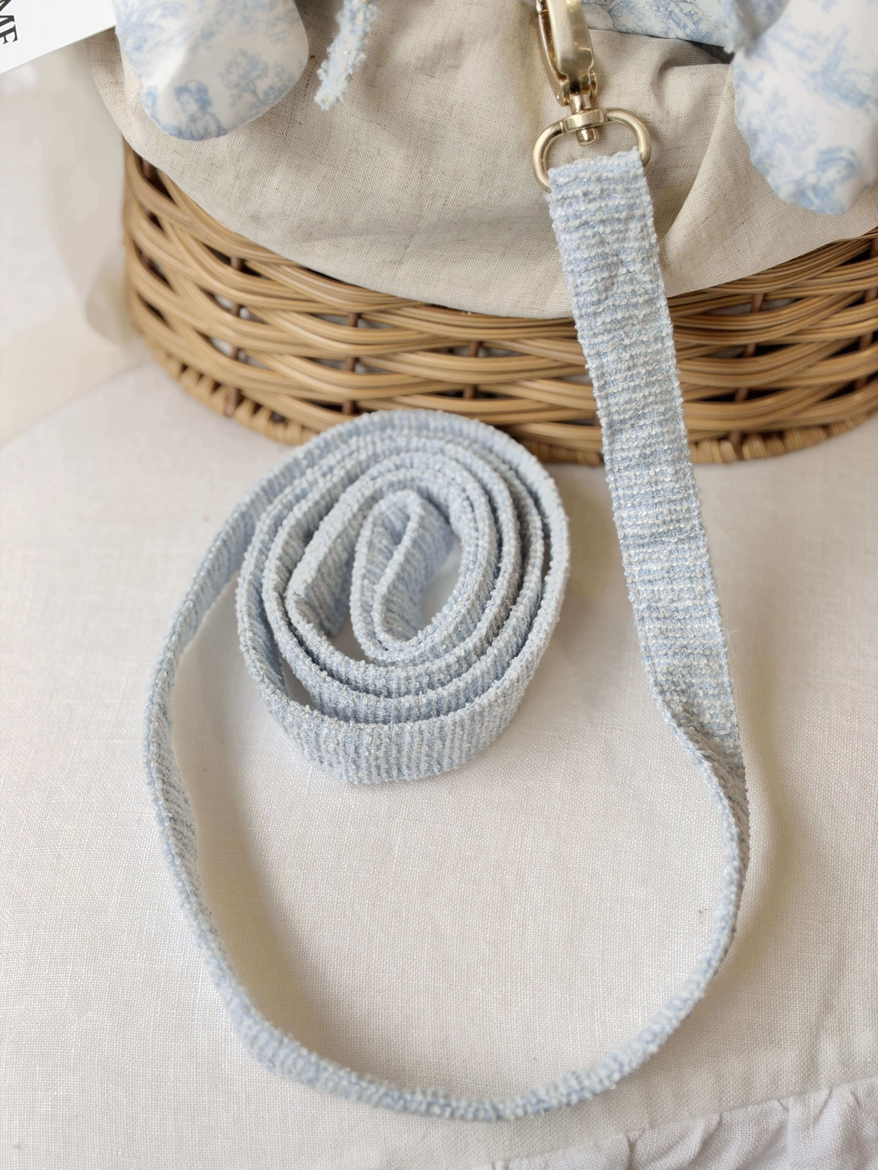 予約【POEME】Blue Toile Cupid Leash