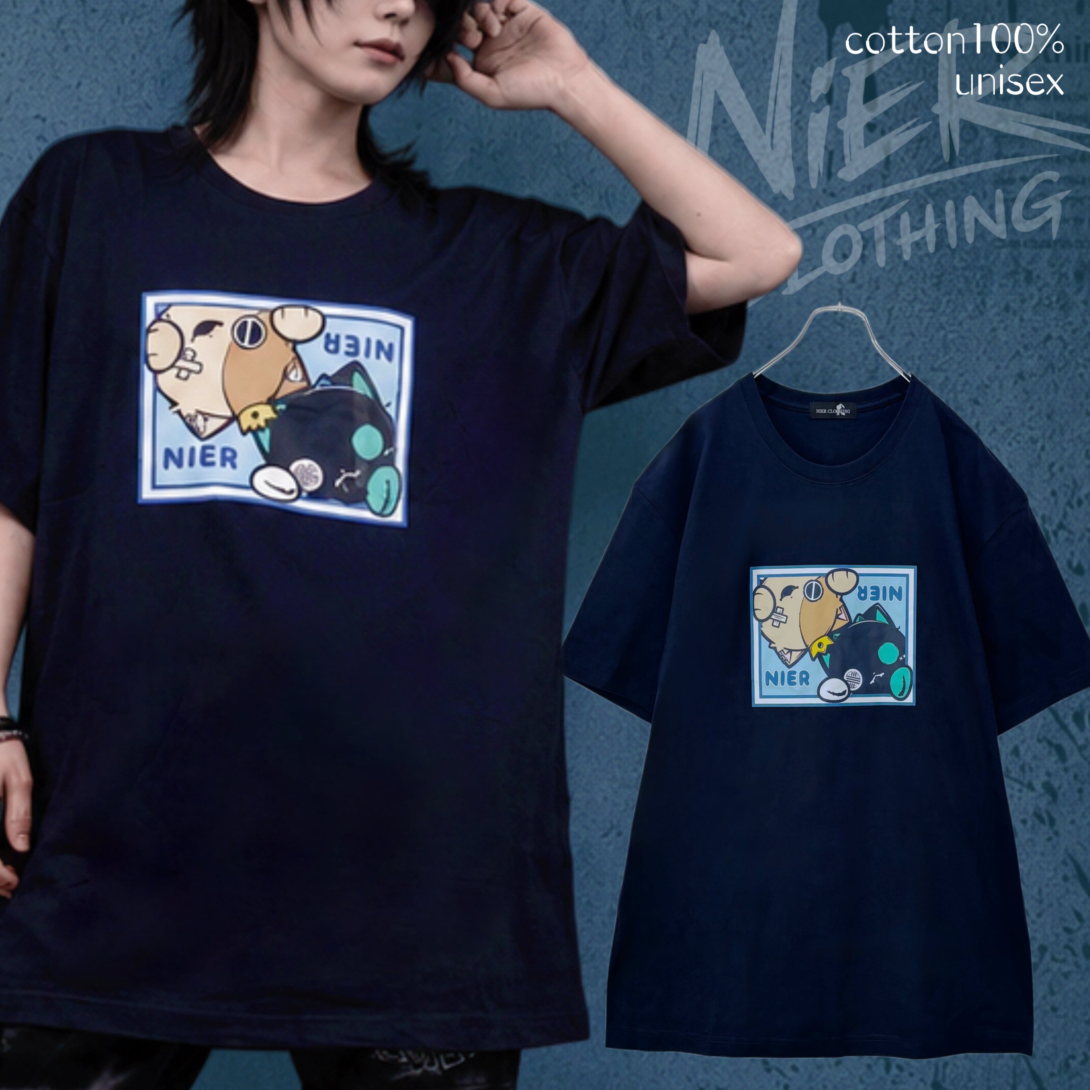 ミケ×シエルの日限定PRICE》FRAME DESIGN NAVY CUTSEW【ミケ＆シエル