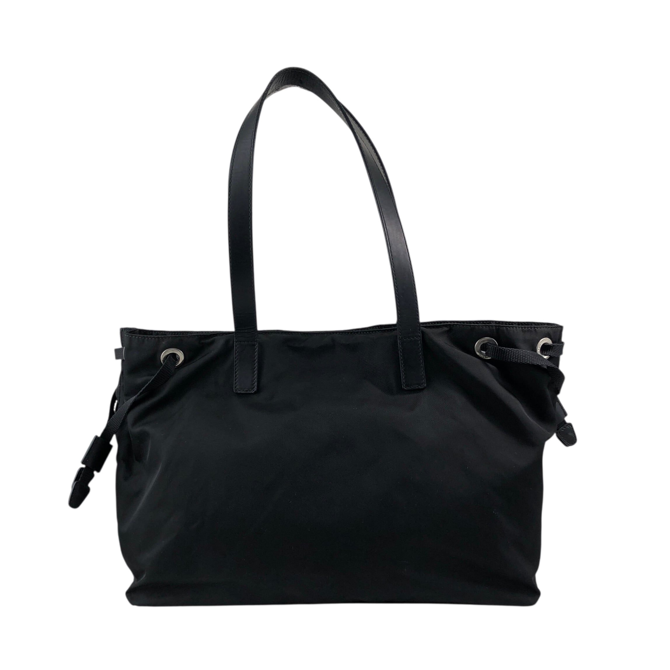 PRADA プラダ トートバッグ ブラック トライアングルロゴ ナイロン