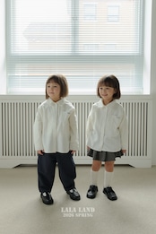 LALALAND 26/SS (Kids)Seamed pleated skirt