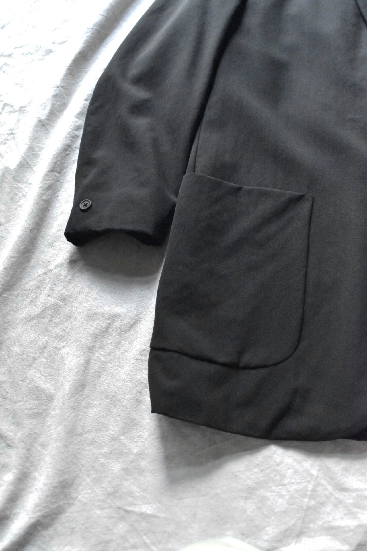 "Y's for men" Black summer wool 2B jacket