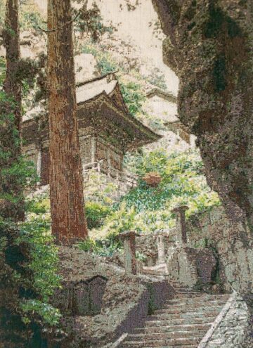 額装付き 柚木沙弥郎 日本民藝館 「型染山羊文暖簾」限定ポスター | PAY ID