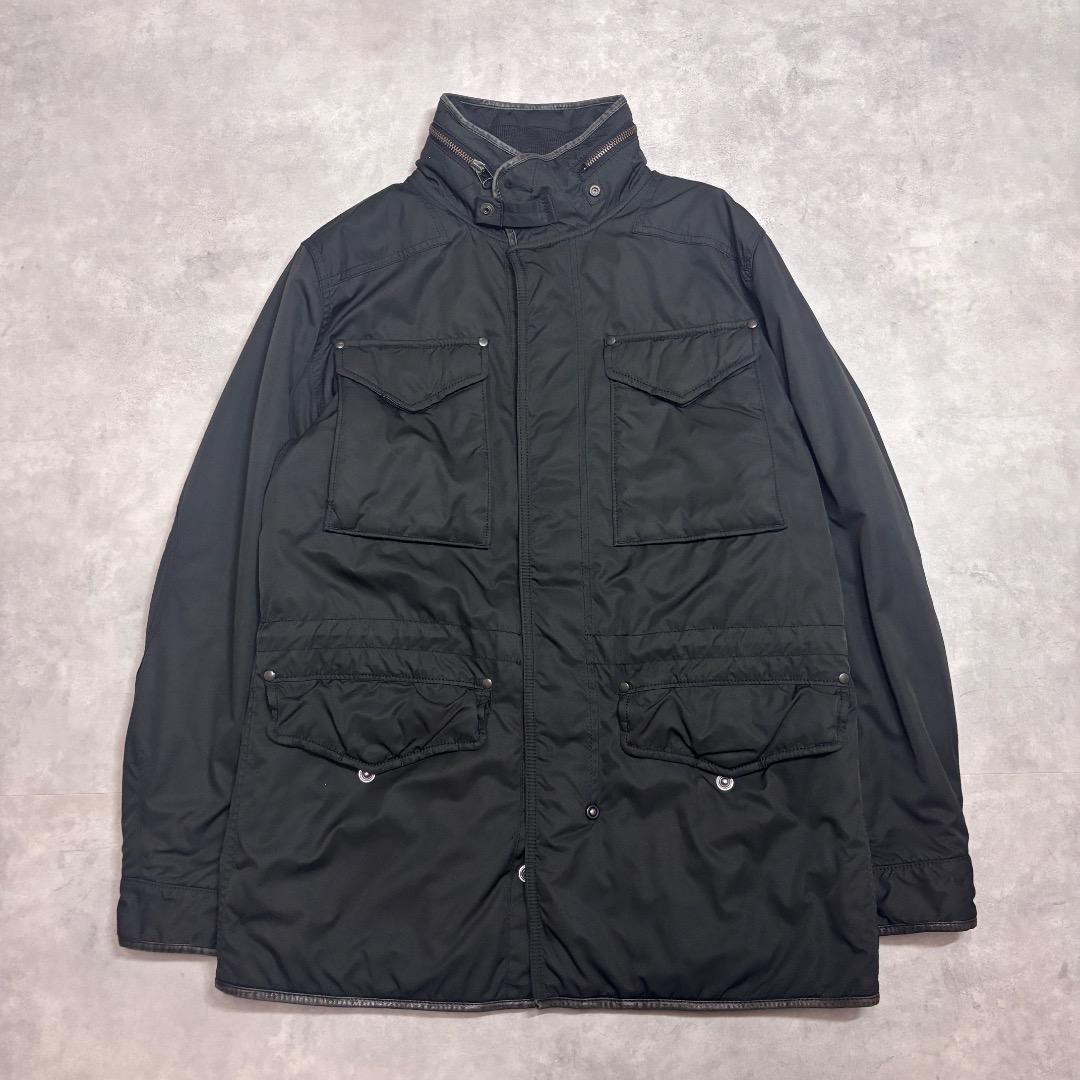 ポロバイ ラルフローレン 中綿ジャケット ブルゾン 古着 M 黒 17383