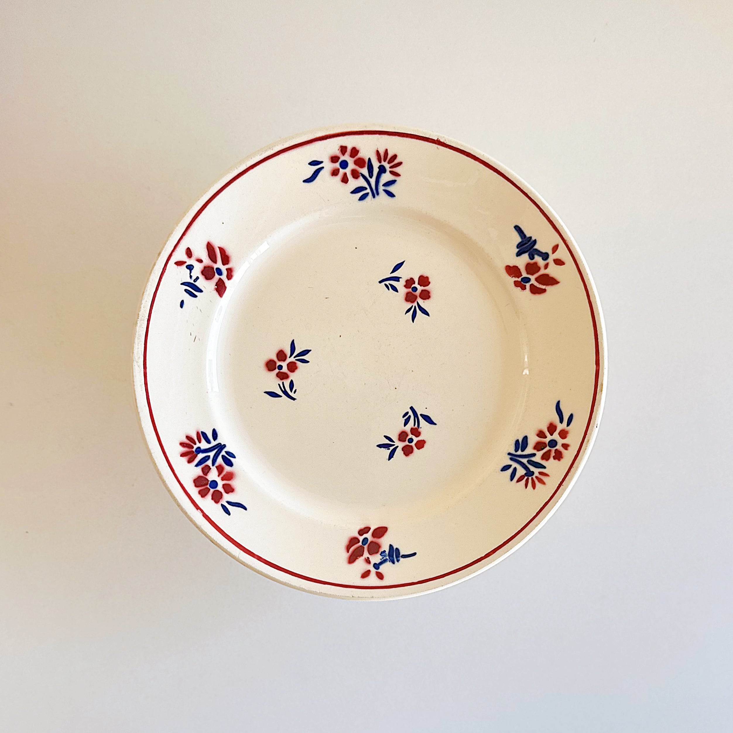 Choisy le Roi ショワジー・ル・ロワ アンティーク プレート ツバメ