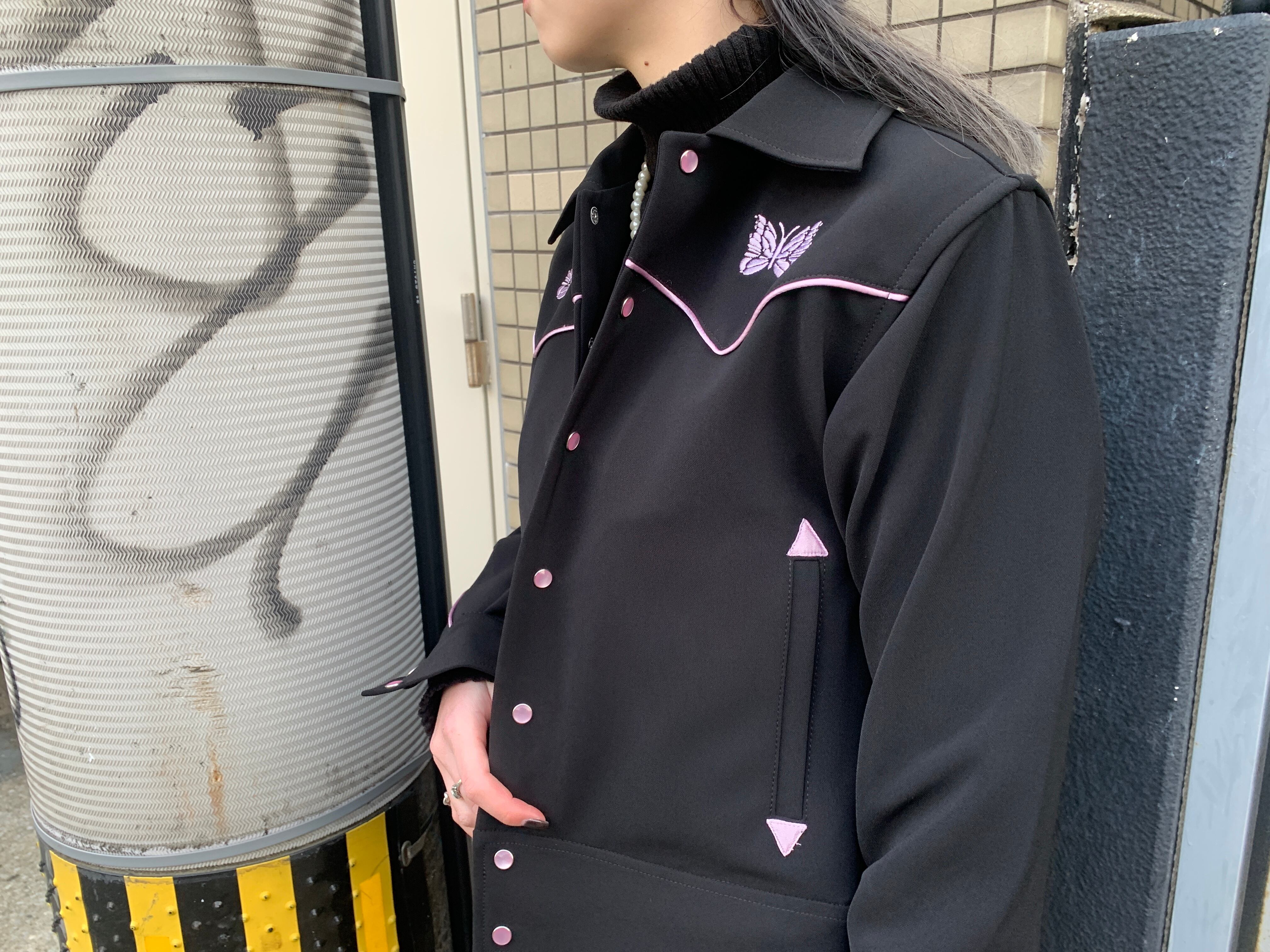 needles piping cowboy jacket ブラック　美品