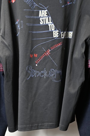 【25AW】NAMESAKE(ネームセイク) / CHUCK 3LAYERED TEE / カットソー