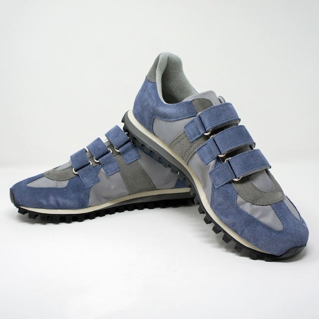 GERMAN TRAINER MARATHON VELCRO ＜GRAY/BLUEGRAY＞