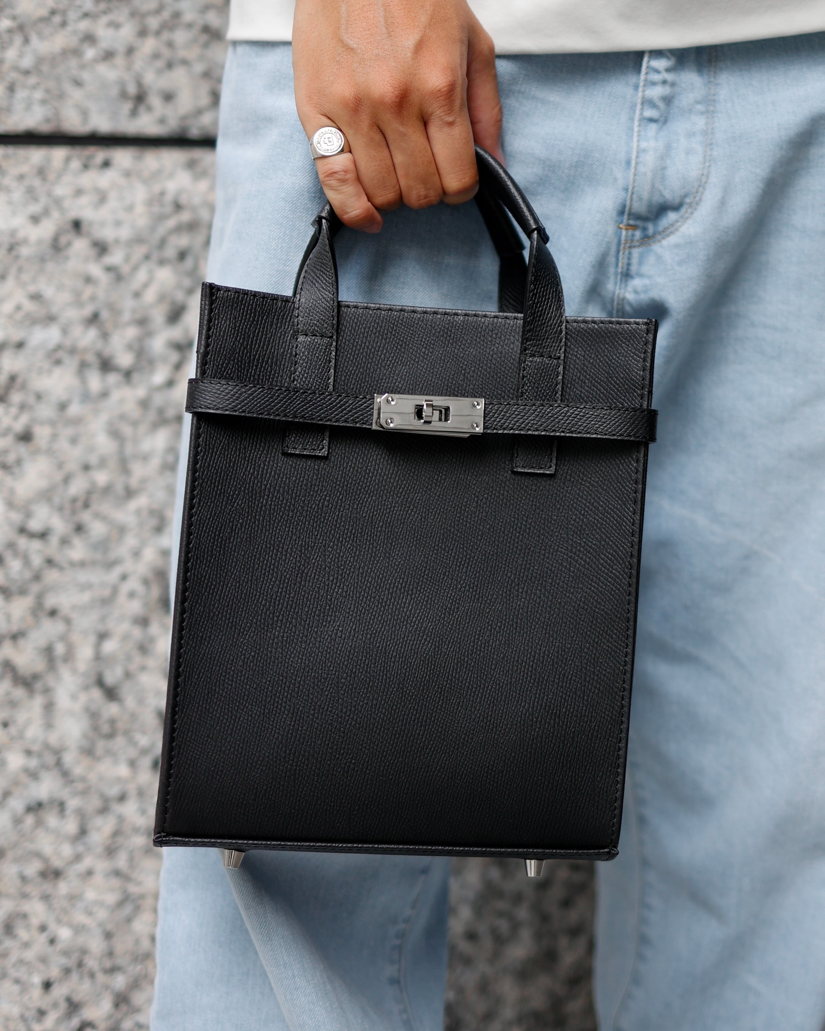 EUROKENNY ミニトートバッグ A-croire Metal Leather Mini Totebag【送料無料】 | EUROKENVY®︎