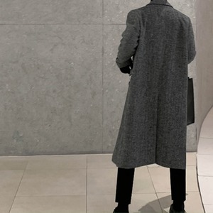 ヘリンボーンチェスターコート　MT0080008