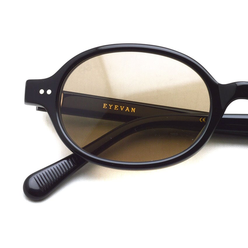 EYEVAN / ESSEX Sun / PBK - S.BR ピアノブラック - ブラウンレンズ