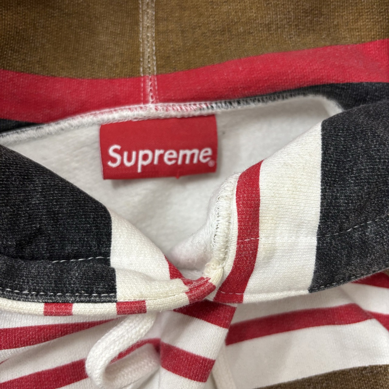 Supreme/シュプリーム【18SS】Striped Hooded Sweatshirt/ストライプド  