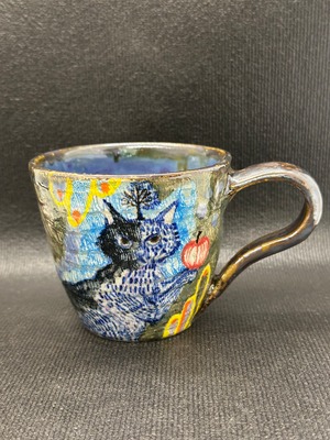 西美紀 ｜【リンゴの唄】　マグカップ　一点物