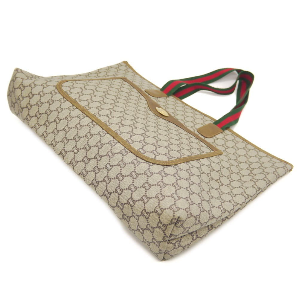 GUCCI PLUS グッチプラス オールドグッチ シェリーライン トートバッグ