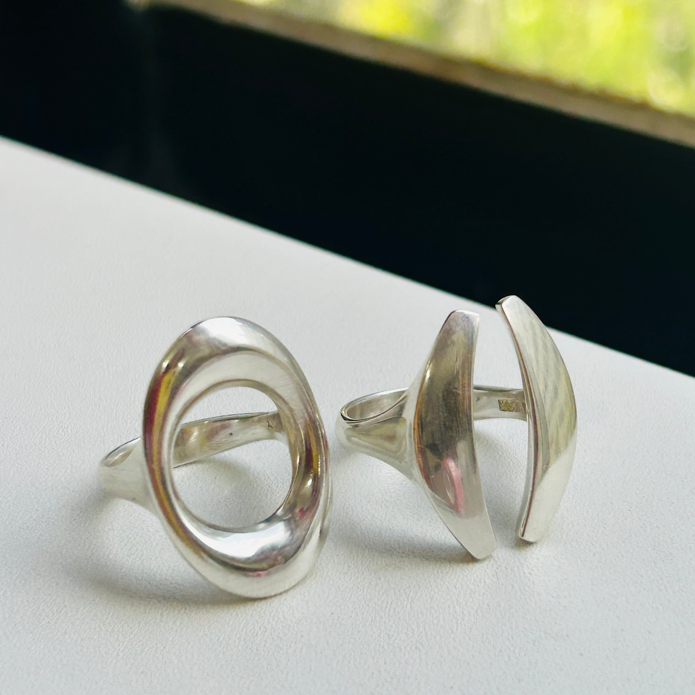Bent Gabrielsen for W.&S. Sorensen シルバー925 Bypassリング （13号
