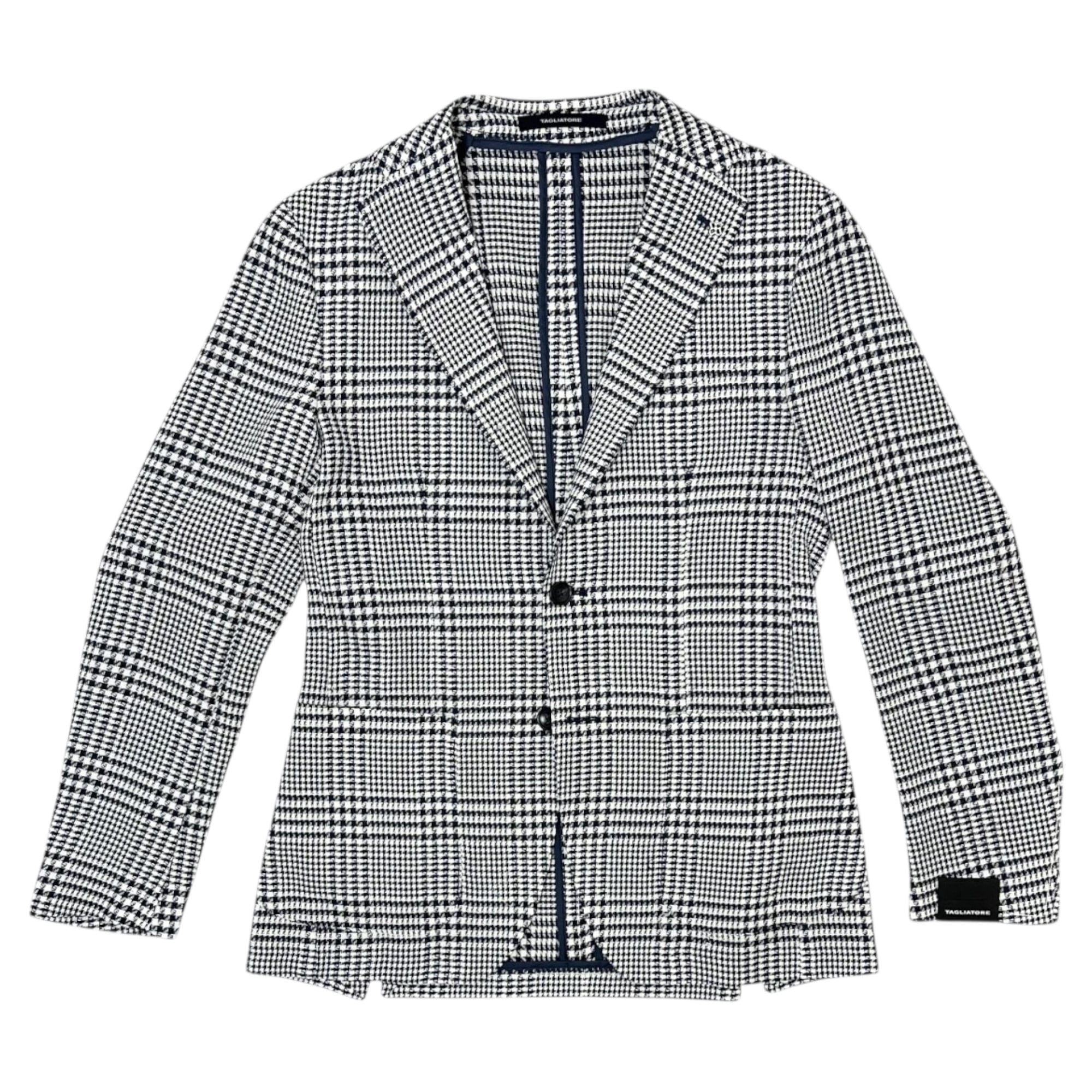 TAGLIATORE(タリアトーレ)DAKAR GRENPLAID JACKET(610069Q/26E209)/WHITE×NAVY(B3315)
